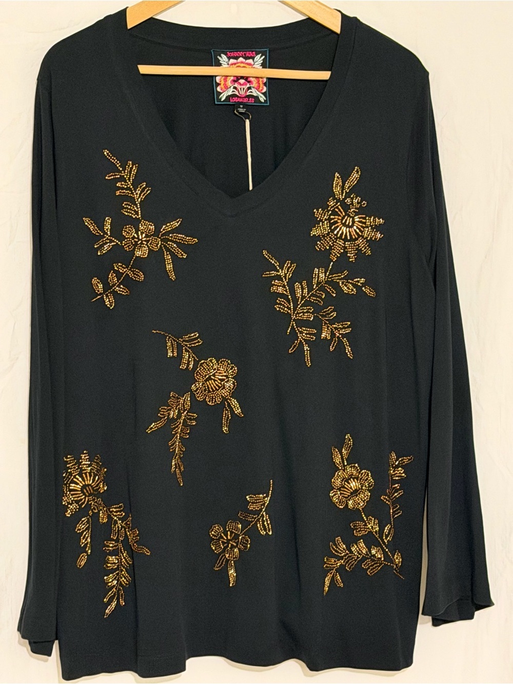 NWT Johnny Was Femke Beaded Kimono Knit Top Long Sleeve Bohemian Chic Size 1X